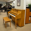 1997 Charles R Walter oak console piano - Upright - Console Pianos