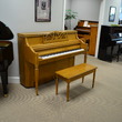 1997 Charles R Walter oak console piano - Upright - Console Pianos