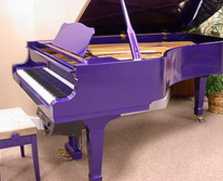 PURPLE PLAYER GRAND PIANO!