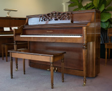Charles R Walter traditional cherry console