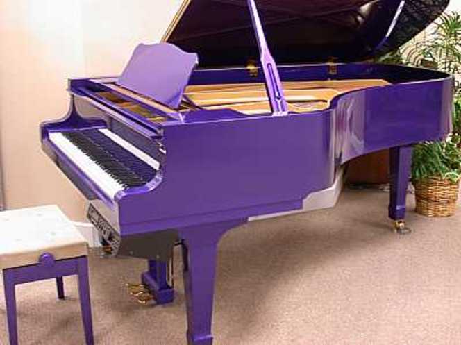 1993 PURPLE PLAYER GRAND PIANO! - Grand Pianos