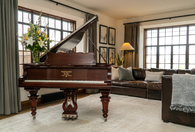 1900 Steinway ice cream cone A in Mahogany - Grand Pianos